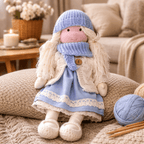 Handmade Waldorf-Inspired Cotton Doll for Creative Play