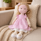 Handmade Waldorf-Inspired Cotton Doll for Creative Play
