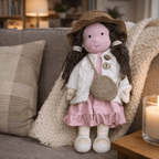 Handmade Waldorf-Inspired Cotton Doll for Creative Play