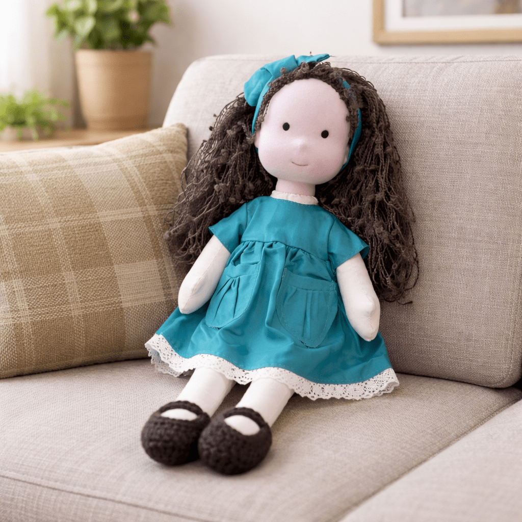 Handmade Waldorf-Inspired Cotton Doll for Creative Play