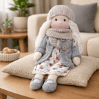 Handmade Waldorf-Inspired Cotton Doll for Creative Play