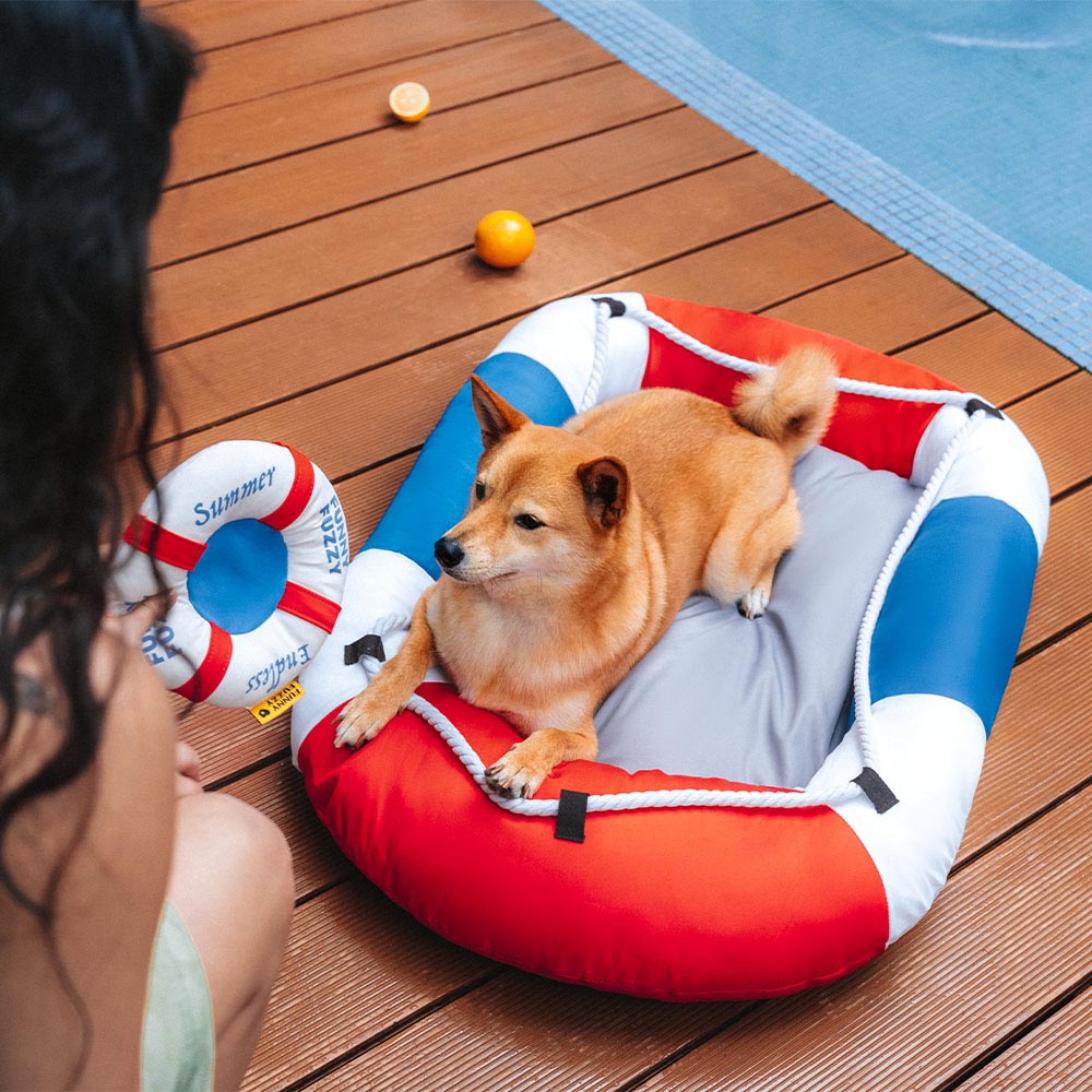 Pool Float Pet Bed for Summer Relaxation