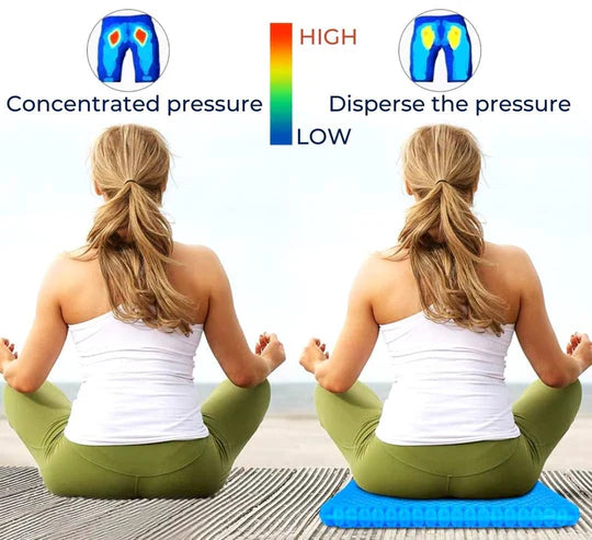 Orthopedic Gel Seat Cushion for Tailbone & Lumbar Support