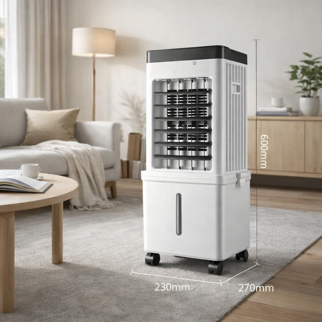 Mobile 3-in-1 Air Cooler for Flexible Home Cooling and Freshness