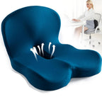 Premium memory foam cushion for posture & comfort