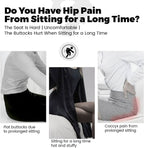 Premium memory foam cushion for posture & comfort