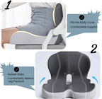 Premium memory foam cushion for posture & comfort