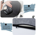 Premium memory foam cushion for posture & comfort