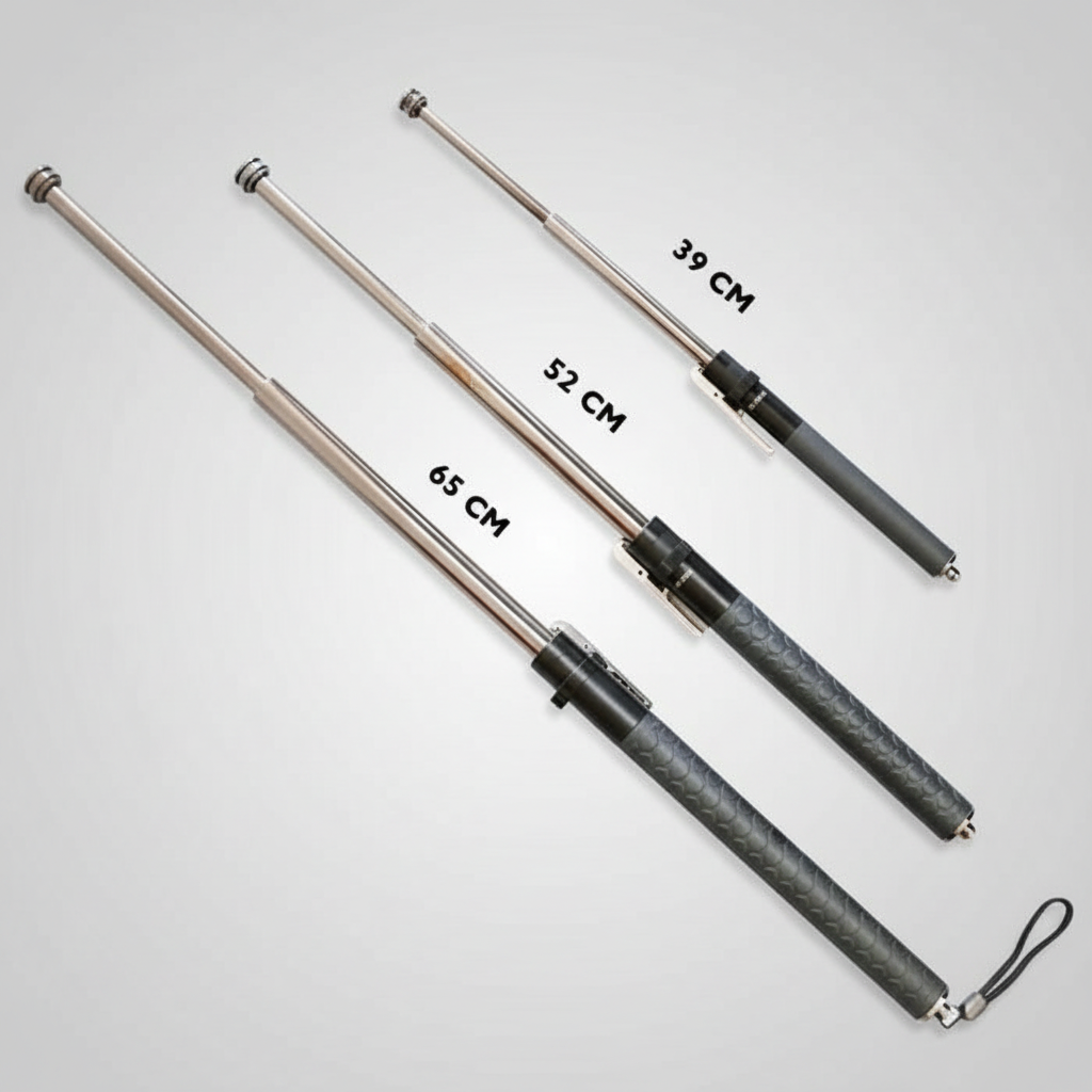NovaStride Automatic Hiking Walking Stick Safety Trekking Pole With LED Light
