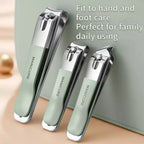 NovaCare Stainless Steel Manicure And Pedicure Set Portable Versatile Lux Storage Box