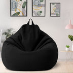 AzureWeave Luxury Linen Bean Bag Ergonomic And Stylish Comfort Seating