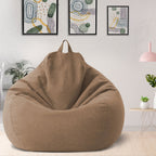 AzureWeave Luxury Linen Bean Bag Ergonomic And Stylish Comfort Seating