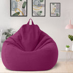 AzureWeave Luxury Linen Bean Bag Ergonomic And Stylish Comfort Seating