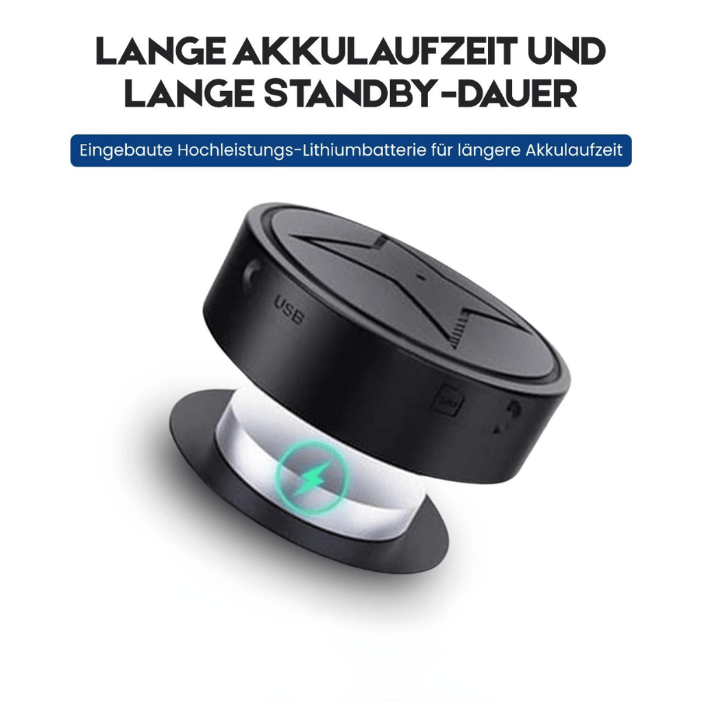 Compact GPS tracker with magnetic mount