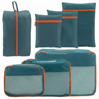 7-Piece Packing Cubes Set for Travel Organization & Space-Saving
