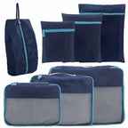 7-Piece Packing Cubes Set for Travel Organization & Space-Saving