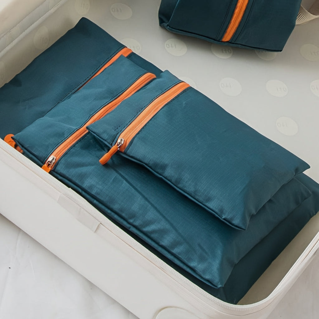 7-Piece Packing Cubes Set for Travel Organization & Space-Saving