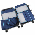 7-Piece Packing Cubes Set for Travel Organization & Space-Saving