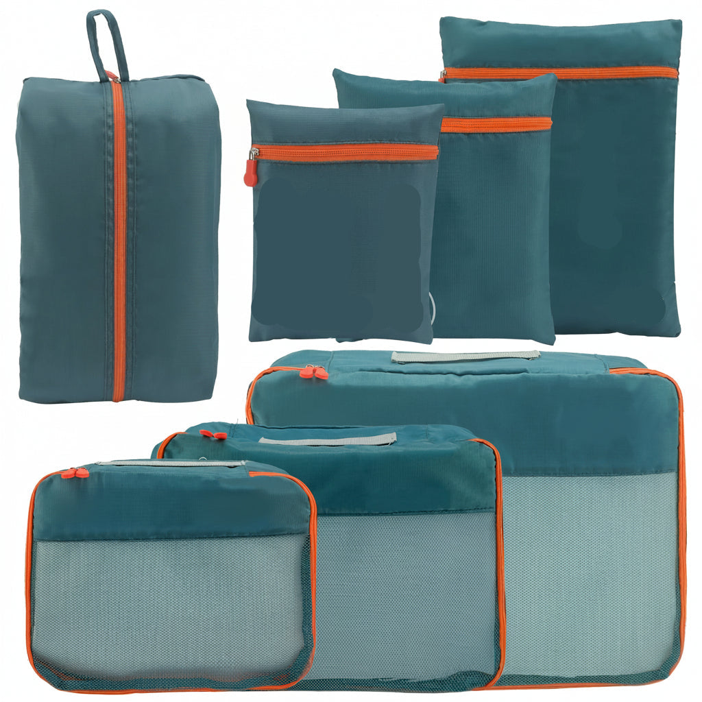 7-Piece Packing Cubes Set for Travel Organization & Space-Saving