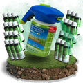 LawnNova Hydro Mousse Spray-On Grass Seed For Patchy Lawns And High-Traffic Areas
