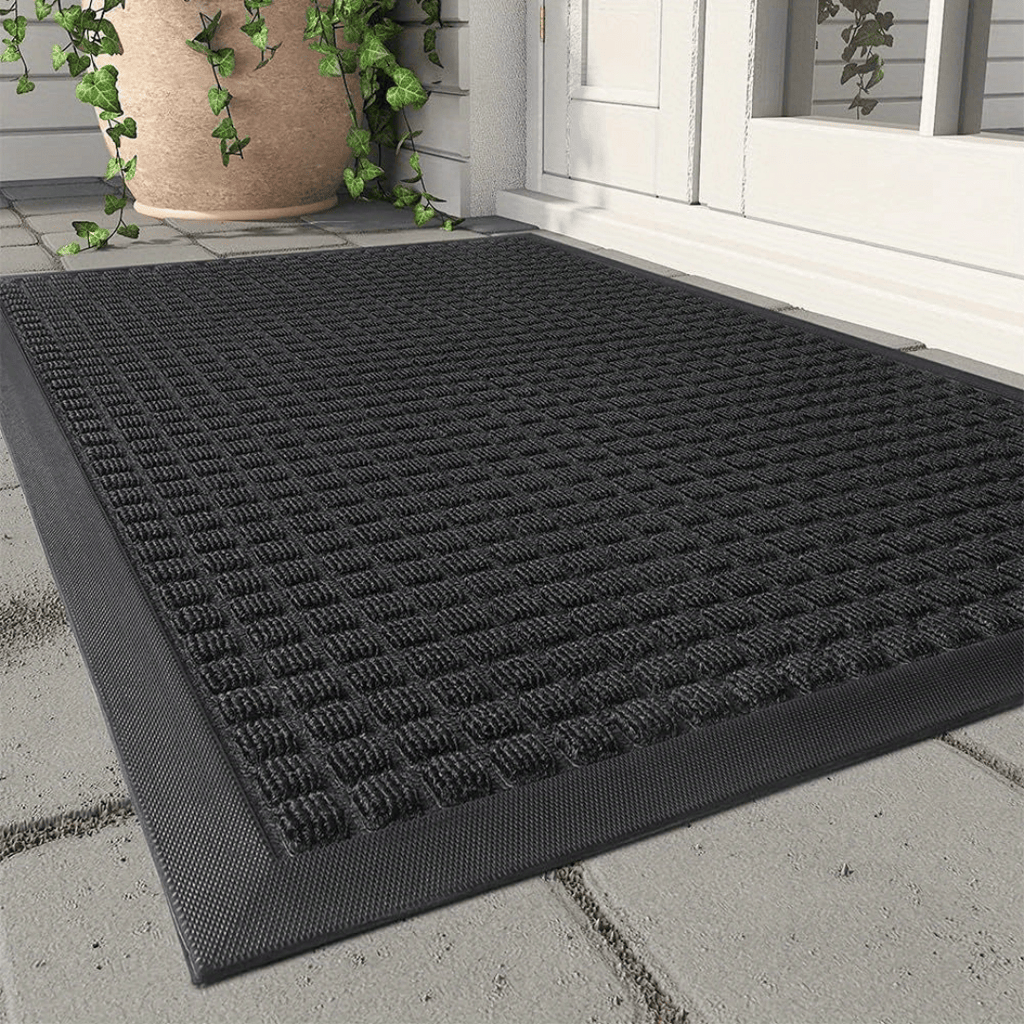 GripGuard Robust Anti-Slip Doormat for Scraping Dirt