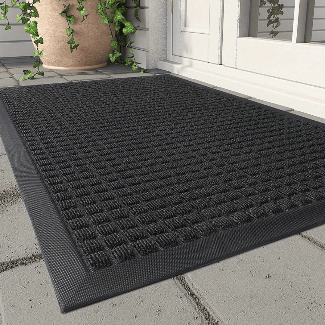 GripGuard Robust Anti-Slip Doormat for Scraping Dirt
