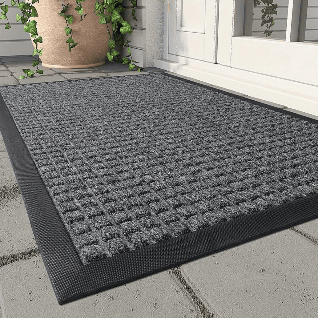 GripGuard Robust Anti-Slip Doormat for Scraping Dirt