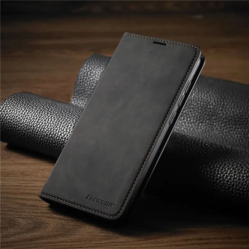 AstraTech Magnetic Leather iPhone Case With Shock Protection
