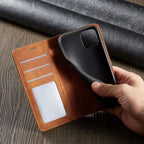 AstraTech Magnetic Leather iPhone Case With Shock Protection