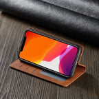 AstraTech Magnetic Leather iPhone Case With Shock Protection