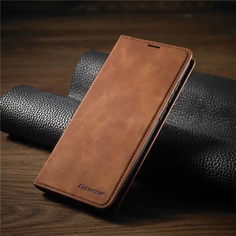 AstraTech Magnetic Leather iPhone Case With Shock Protection