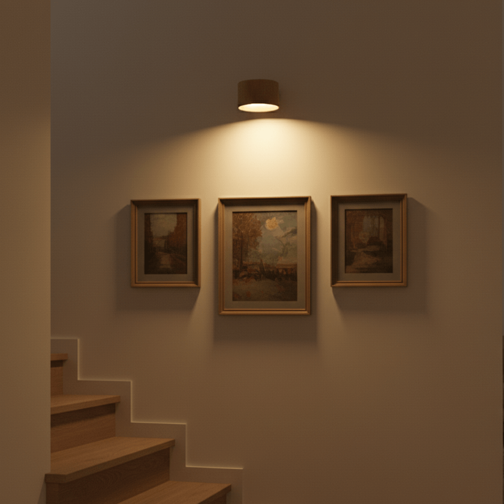 Wireless Nordic wall lamp with remote control