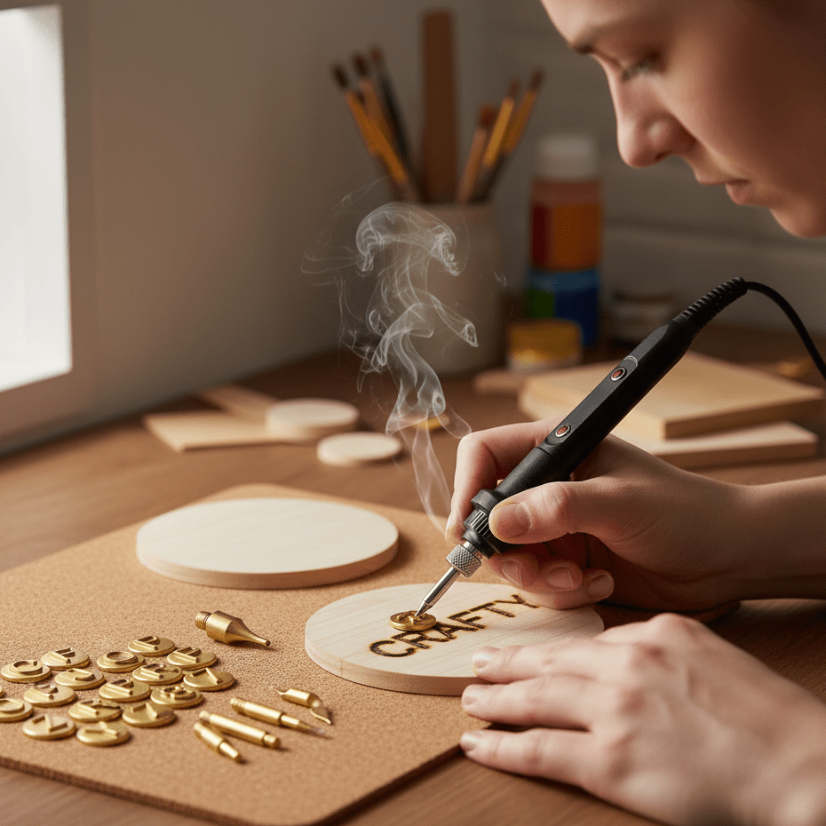 CraftMaster Pro Wood Burning And Engraving Tool Set With Adjustable Temperature