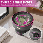 Foldable Washing Machine - 5 Wash Modes - Delicate Fabrics - 40dB - Compact & Portable