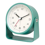 Creative Minimalist Metal Quartz Desk Alarm Clock