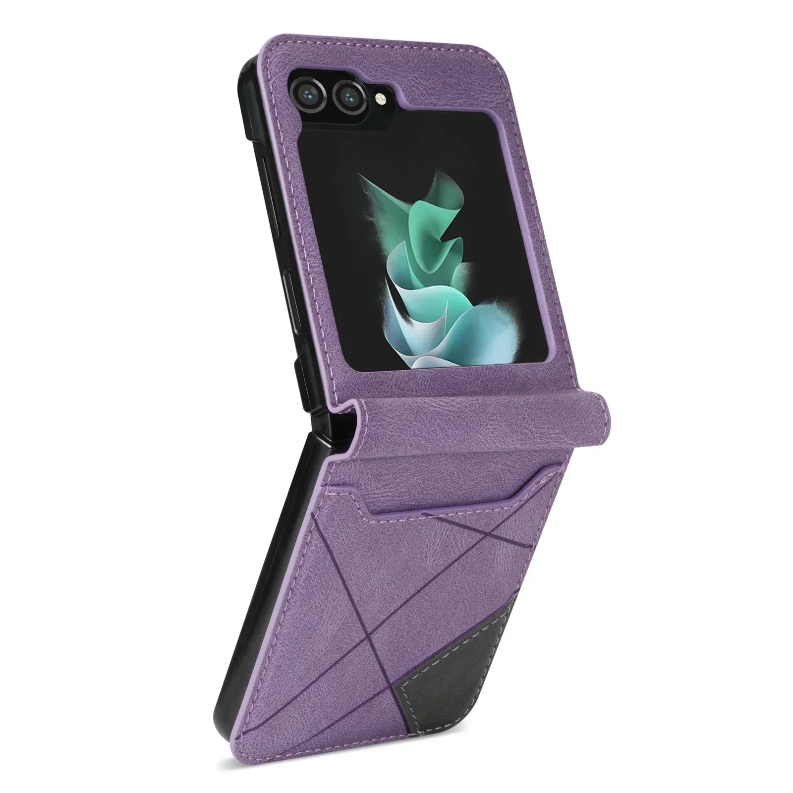 LuxeGuard Leather Wallet Case for Samsung Galaxy Z Flip Series