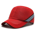 NovaGuard Red Bump Cap With Hard ABS Core For Head Protection At Home, Work, Factory