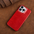 Regal Hide Luxe Cowhide Leather iPhone Case Handmade