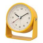 Creative Minimalist Metal Quartz Desk Alarm Clock