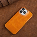Regal Hide Luxe Cowhide Leather iPhone Case Handmade