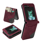 LuxeGuard Leather Wallet Case for Samsung Galaxy Z Flip Series