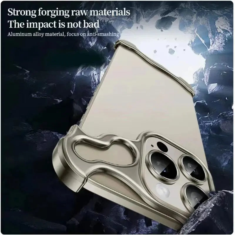 Titanium Alloy Bumper Case with Lens Protection
