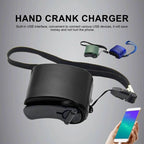 NovaCharge Portable Hand Crank Emergency Charger With USB And LED
