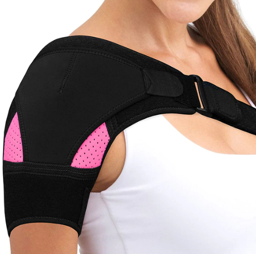 AriaFlex Shoulder Support Sleeve For Pain Relief Dislocations And Injuries