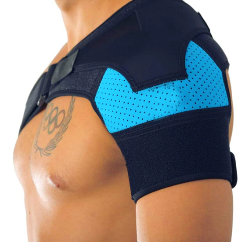 AriaFlex Shoulder Support Sleeve For Pain Relief Dislocations And Injuries