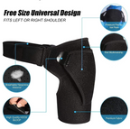 AriaFlex Shoulder Support Sleeve For Pain Relief Dislocations And Injuries