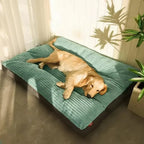 Orthopedic dog bed with plush comfort for restful sleep