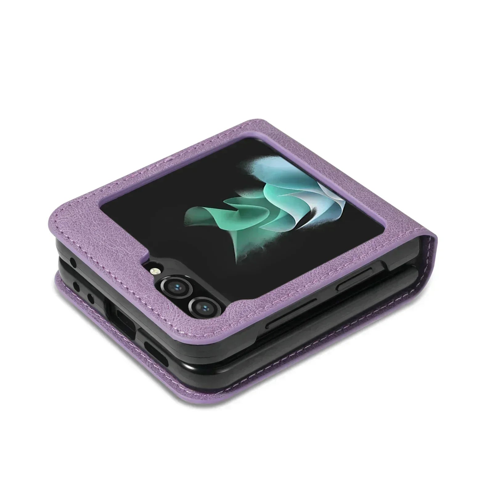 LuxeGuard Leather Wallet Case for Samsung Galaxy Z Flip Series