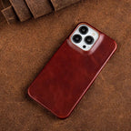 Regal Hide Luxe Cowhide Leather iPhone Case Handmade