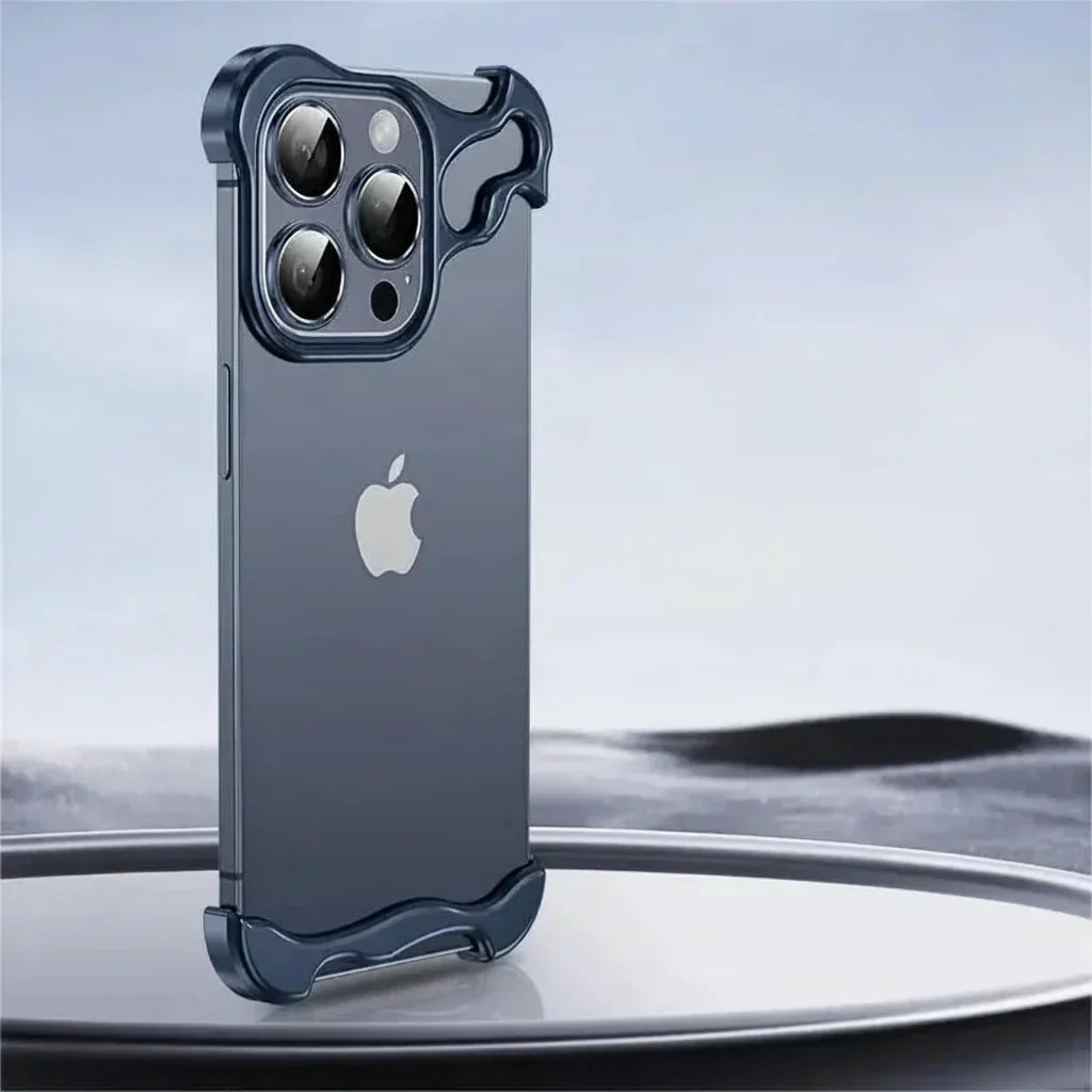 Titanium Alloy Bumper Case with Lens Protection
